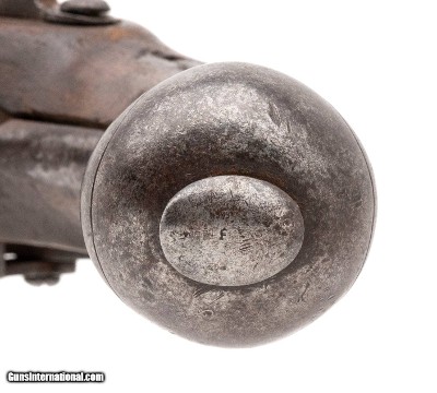 "Spanish 1780 style converted percussion pistol marked Dragoon of the Kingâ€ .75 caliber (AH8851)" - Image 8 of 8