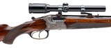 "CASED RUDOLF HOFFMAN EXPRESS RIFLE/COMBO 2 BBL SET 7X57R & 20GA/22 HORNET (R43667)" - 2 of 14