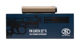 "(SN: 2SU03576) FN Catch 22 Ti Silencer .22 Suppressor (NGZ5373) NEW" - 1 of 6