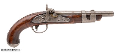 "U.S. Model 1813 Flintlock Pistol Converted to Percussion .69 caliber (AH5211) DTX"
