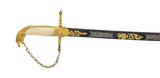 "U.S. Eagle Head Staff Sword with scabbard (SW1728)" - 2 of 7