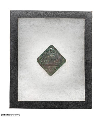 "Charleston South Carolina Slave Badge (MIS6649)"