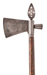 "North Eastern Pipe Tomahawk w/ American Motifs (NAT101)" - 3 of 8