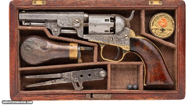 "Factory Engraved Colt 1849 Pocket Revolver (AC1230)"