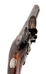 "Georgian Silver Mounted Flintlock Pistol by T. Richards (AH6368)" - 4 of 7