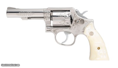 "Smith & Wesson 64-3 Ken Hurst Engraved Police Revolver .38 Special (PR71296)"