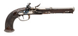 "Beautiful Pair of French Silver Mounted Empire Flintlock Pistols by DELAROA (AH8870)" - 8 of 14