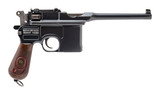 "Scarce Commercial Model Broomandle Mauser C96 Red 9 (PR70207)" - 1 of 9