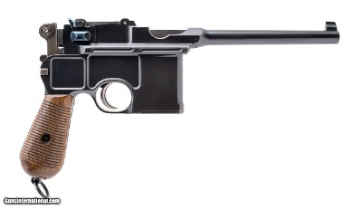 "Rare Early Broomhandle Mauser C96 Conehammer (AH8777)"