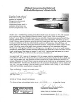 "Rare & Historic Alfred Hunter Bowie Knife Recovered from The Battle of San Jacinto (K10241)" - 8 of 20