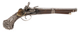 "Beautiful High Relief Pair of Spanish Miquelet Pistols (AH8484)" - 2 of 18