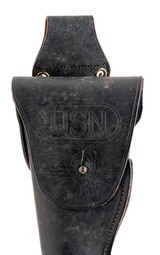 "LH USN M1916 Type Leather Holster (MIS6676)" - 1 of 2