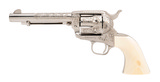 "Colt Single Action Army 3rd Gen Custom Engraved Revolver .44-40 (C20576)" - 1 of 7