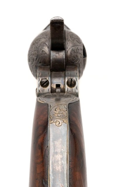 "Cased Factory Engraved Colt 1849 Pocket Revolver (AC1257)" - Image 4 of 15