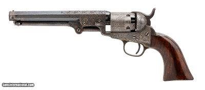 "Cased Factory Engraved Colt 1849 Pocket Revolver (AC1257)" - Image 2 of 15
