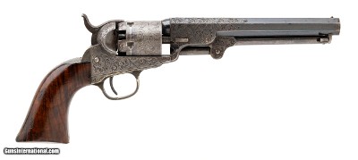 "Cased Factory Engraved Colt 1849 Pocket Revolver (AC1257)" - Image 3 of 15