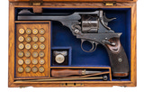 "Cased Webley Fosberry 1902 Automatic Revolver (PR70238)"