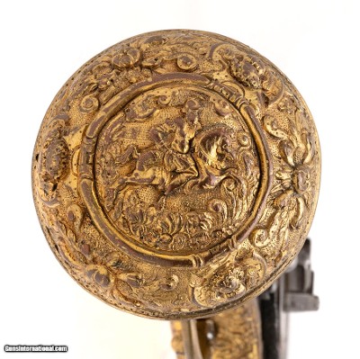 "Very Rare Gilded Wheellock Pistol From the Armory of Duke Julius of Brunswick (AH8868)" - Image 8 of 8