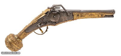"Very Rare Gilded Wheellock Pistol From the Armory of Duke Julius of Brunswick (AH8868)" - Image 1 of 8