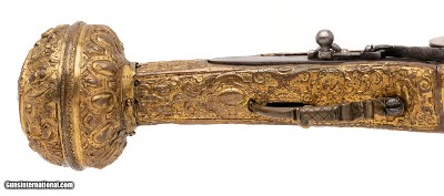 "Very Rare Gilded Wheellock Pistol From the Armory of Duke Julius of Brunswick (AH8868)" - Image 7 of 8