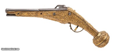 "Very Rare Gilded Wheellock Pistol From the Armory of Duke Julius of Brunswick (AH8868)" - Image 3 of 8