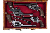 "Cased Set of Four Webley Target Pistols To 1st Lancashire Regiment Officer’s Club (PR70237)"