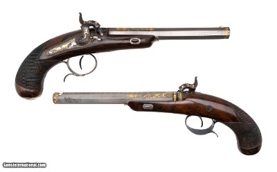 "King William IV OF Great Britain and Hanover Owned Set of Percussion Pistols by Carl David Tanner (AH8869)"