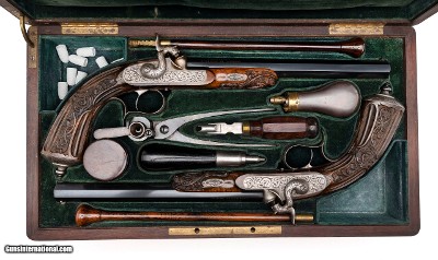 "Beautiful Presentation Pistols from Napoleon III (AH8817) DTX" - Image 1 of 20