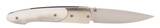 "William Henry T-10P Lancet Pocket Knife with Pearl Handles (K10240)"