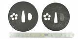 "Iron Dai-Sho Tsuba (MGJ297)" - 1 of 6