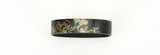 "Shakudo Kinko Fuchi Kashira decorated with gourds on a unit with gold, silver, and copper highlights (MGJ120)" - 1 of 6