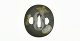 "Kinko Tsuba, Foliage and Birds (MGJ108)" - 1 of 2