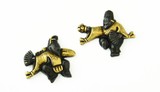 "Menuki Dancing Robed Figures (MGJ35)" - 4 of 6
