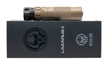 "(SN: LZ6-402898) Dead Air Lazarus 6 Keymo FDE Suppressor 6mm Arc (NGZ5542) NEW" - 1 of 3