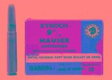 "Complete Box of KYNOCH 9x57mm Mauser Ammunition 245 Grain (AM10019)" - 1 of 4