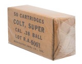 "WWII Remington Arms CO Colt Super .38 Ball Ammo 50 Rounds (AM2162)" - 2 of 2