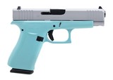 "(SN: BXUU183) Glock 48 Diamond Blue Pistol 9mm (NGZ4735) New" - 1 of 3