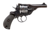 "British Webley Mk 1 Navy revolver cut for .45ACP. (AH8882)" - 4 of 10