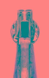 "British Webley Mk. 1 Navy Revolver cut for .45ACP (AH8883)" - 3 of 6