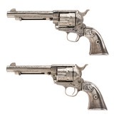 "Engraved Pair of Colt Single Action Revolvers Belonging to Mexican Icon Pedro Infante (C20638)"