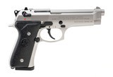 "Beretta 92FS INOX Pistol 9mm (PR72451)" - 1 of 7