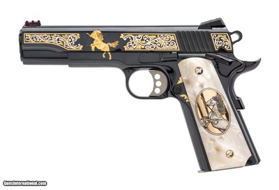 "Colt El Potro Rampante Government 1911 Pistol .38 Super (C20796) DTX" - Image 2 of 7