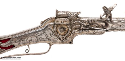 "Very Fine Victorian Era Wheelock Rifle (AL10193)" - Image 2 of 12