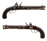 "Pair of Modern B. Barker Flintlock Black Powder Pistols .45 Cal (BP881)" - 1 of 13