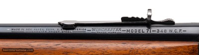 "Winchester Model 71 348 WCF (W13716)" - Image 5 of 6