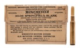 "Complete Box of Winchester .30-06 Blanks with Paper Bullets (AM1788)" - 1 of 2