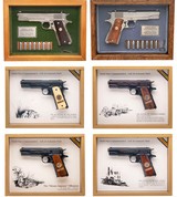 "Colt 1911 WWI & WWII Series 6-Gun Commemorative Set All Matching Numbers (C20864)"