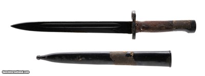 "Yugoslavian M48 Mauser bayonet & scabbard (MEW4238)"