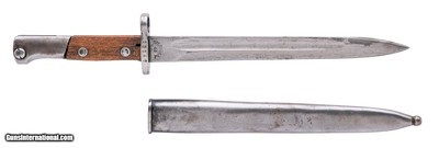 "M48 Mauser rifle bayonet & Scabbard (MEW4259)"