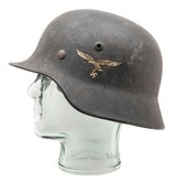 "German World War II M-40 rolled-edge steel helmet (MM5717)" - 4 of 6